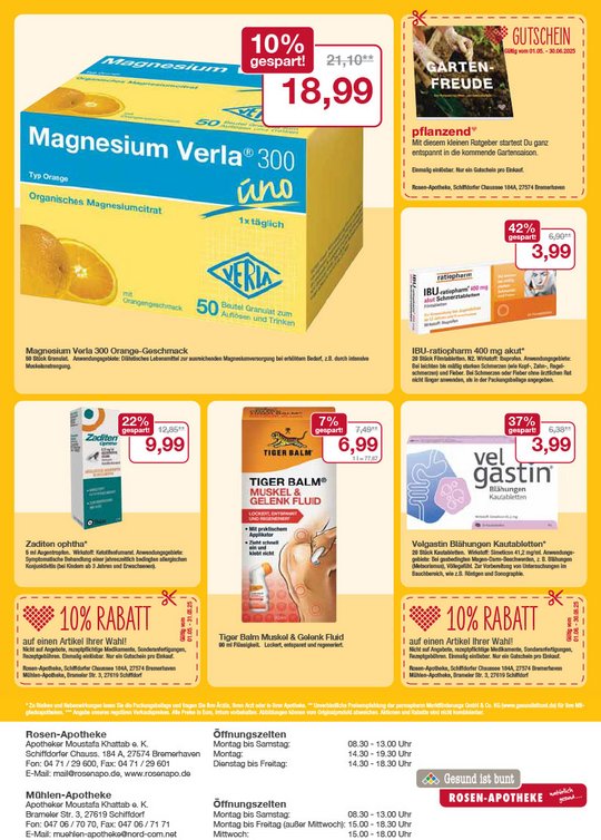 Angebote Mai/Juni