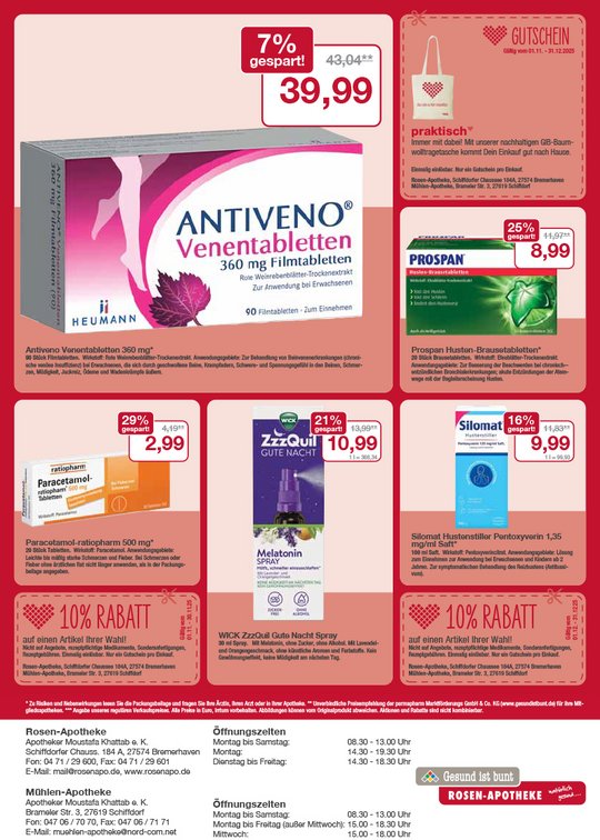 Angebote November Angebote November