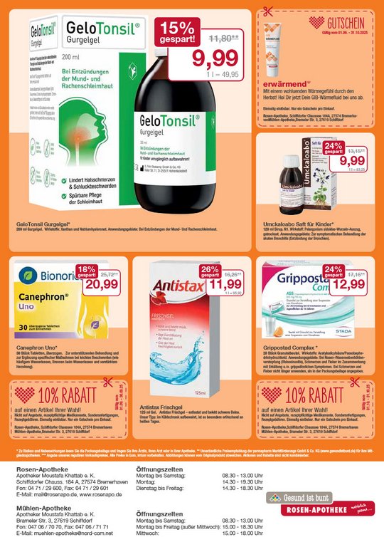 Flyer mit September- und Oktober-Angeboten Flyer mit September- und Oktober-Angeboten